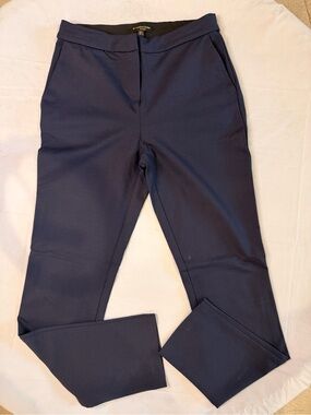 Massimo Fabbro Italy Navy Blue Stretch Slim Ankle Pants – US 4